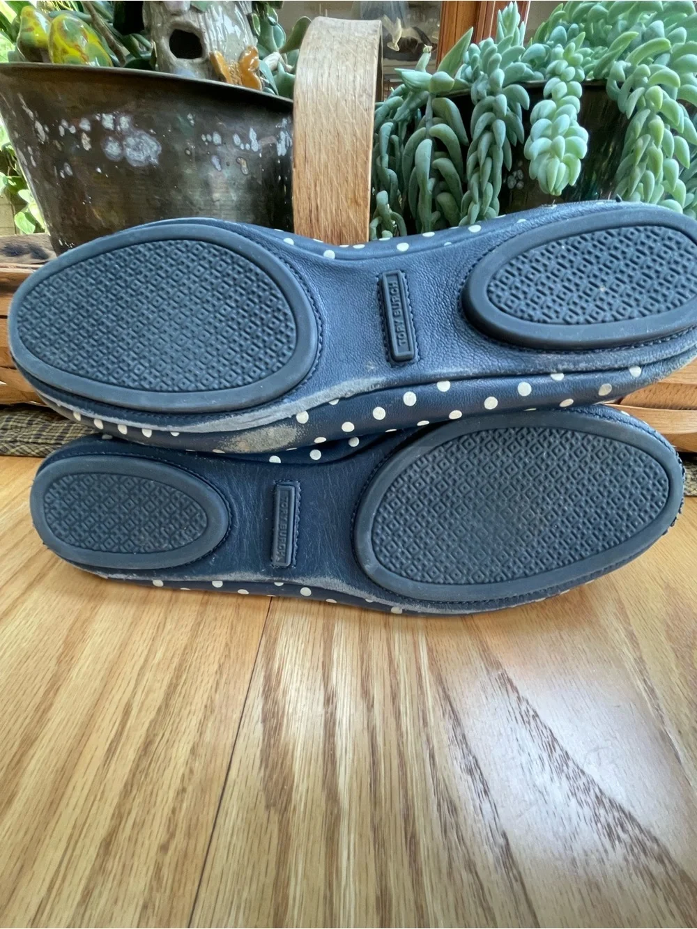 Tory Burch navy minnie